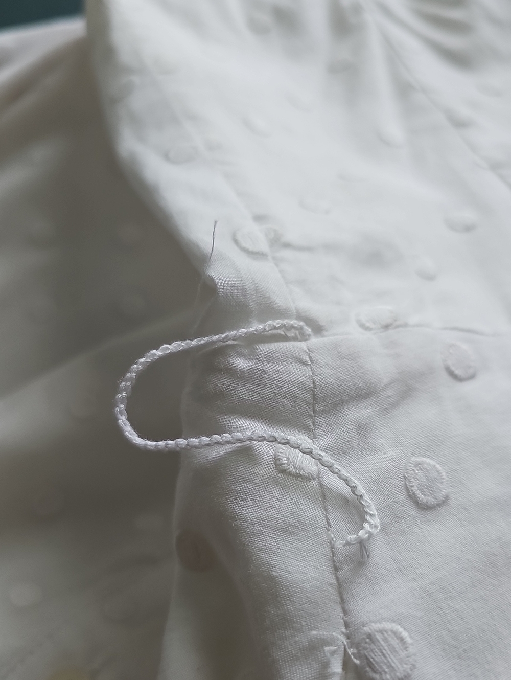 Banana Republic White Eyelet Spaghetti Strap Dress - Classic Summer Style. Sz 6 - Picture 7 of 7